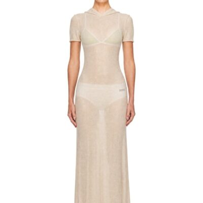 Paloma Wool Beige Intro Maxi Dress