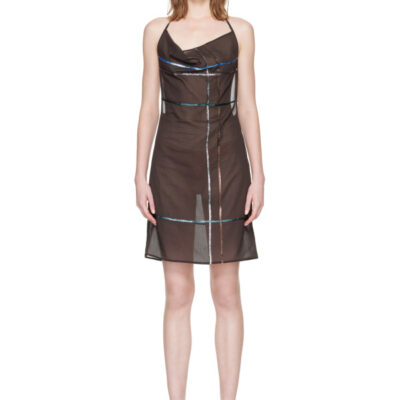 Paloma Wool Brown Senda Minidress