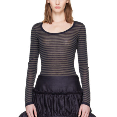 Paloma Wool Gray & Navy Garul T-shirt