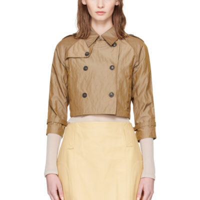 Paloma Wool Khaki Costelo Trench Coat