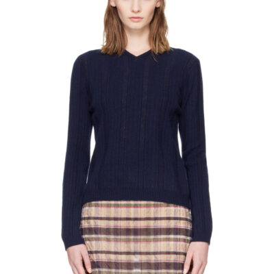 Paloma Wool Navy Clot Sweater
