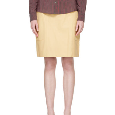 Paloma Wool Yellow Miracla Midi Skirt