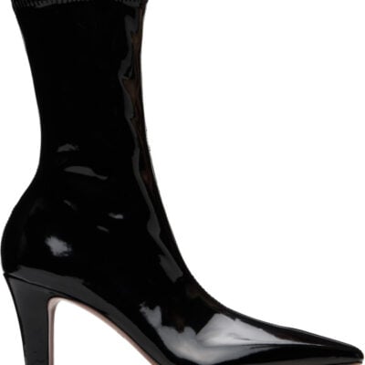 Paris Texas Black Belle 75mm Ankle Boots