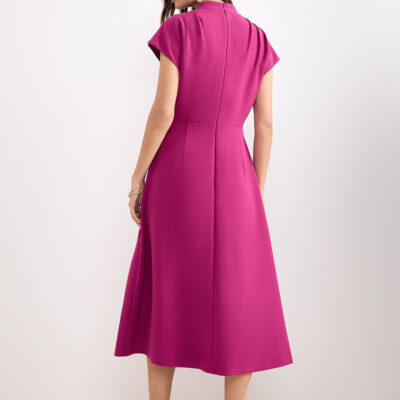 Phase Eight Hanna Pleated Cap Sleeve Dress