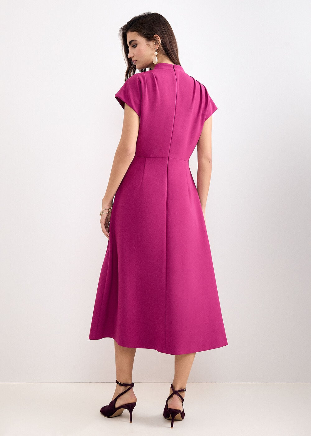phase-eight-hanna-pleated-cap-sleeve-dress-1 Phase Eight Hanna Pleated Cap Sleeve Dress