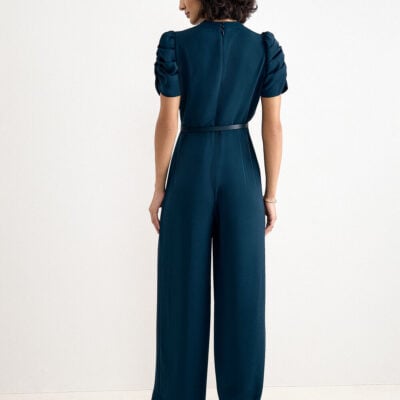 Phase Eight Natasha Ruched Sleeve Wide Leg Jumpsuit