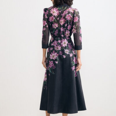 Phase Eight Petite Anabelle Print Midi Shirt Dress