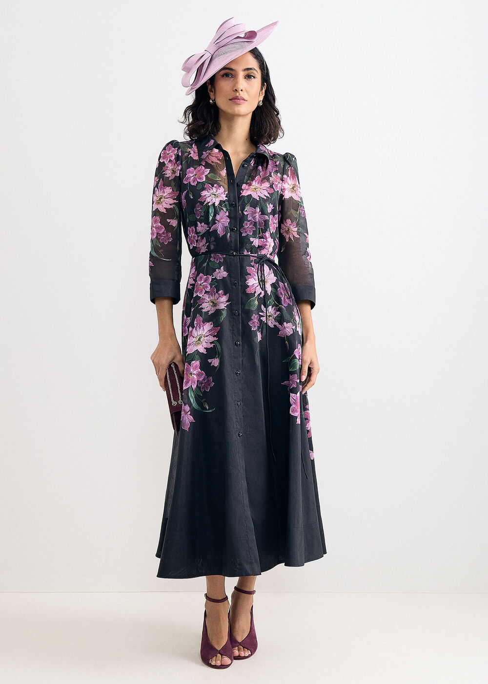 phase-eight-petite-anabelle-print-midi-shirt-dress-2 Phase Eight Petite Anabelle Print Midi Shirt Dress