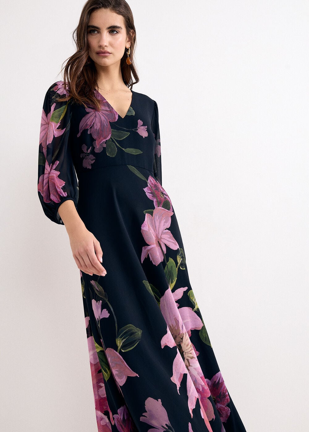 phase-eight-petite-betty-floral-printed-long-sleeve-maxi-dress-2 Phase Eight Petite Betty Floral Printed Long Sleeve Maxi Dress