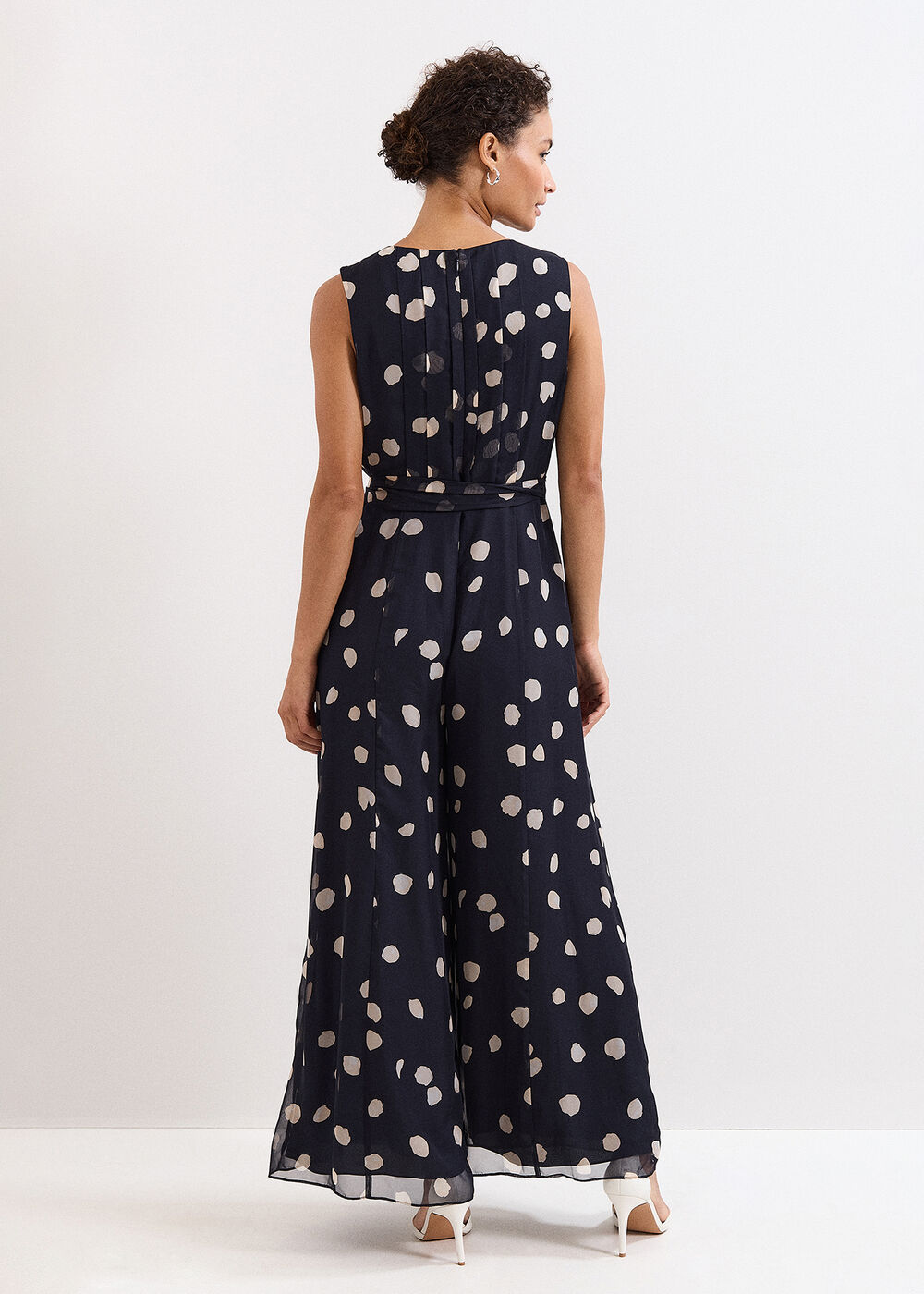 phase-eight-petite-maxine-polka-dot-sleeveless-jumpsuit-1 Phase Eight Petite Maxine Polka Dot Sleeveless Jumpsuit