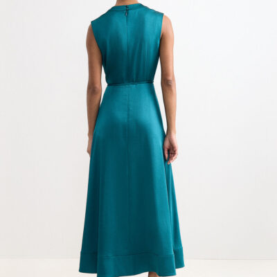 Phase Eight Sabrianna Satin Cowl Neck Midi Dress