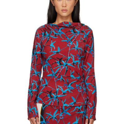 Proenza Schouler Red Anais Top