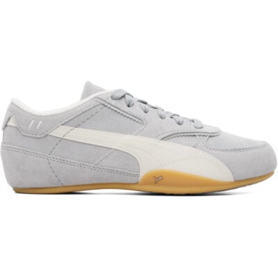 Puma Gray Bella Mina Suede Sneakers