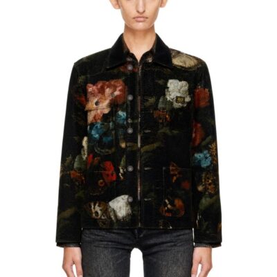 R13 Black Relaxed Chore Jacket