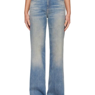 R13 Blue Faded Jeans