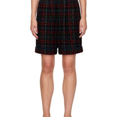 R13 Navy Jumbo Pyjama Shorts