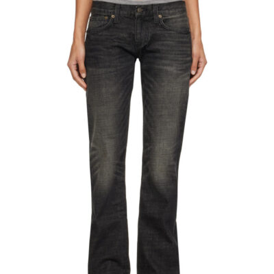 Raimundo Langlois SSENSE Exclusive Black Slim Straight Jeans
