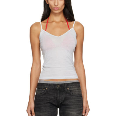 Raimundo Langlois SSENSE Exclusive Blue V-Neck Camisole