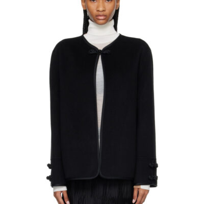 Randoacutehe Black Double-Faced Pankou Jacket