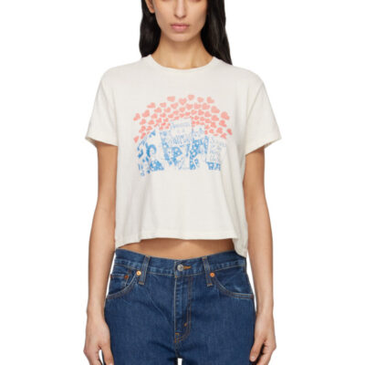Re Done Off-White Hanes Edition 50s Boxy 'Sisters' T-shirt