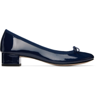 Repetto Navy Camille Heels