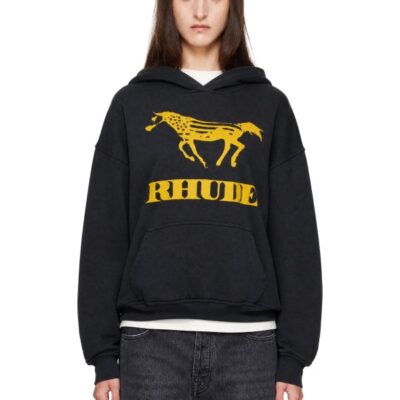 Rhude Black Dinero Hoodie