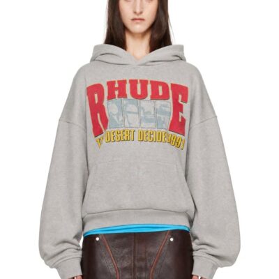 Rhude Gray 'The Desert Decides' Hoodie