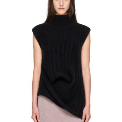 Rick Owens Black Tower Babel Sweater