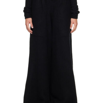 Rick Owens Black Tower Loose Lounge Pants