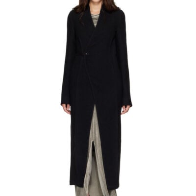 Rick Owens Black Tower LS Lab Coat