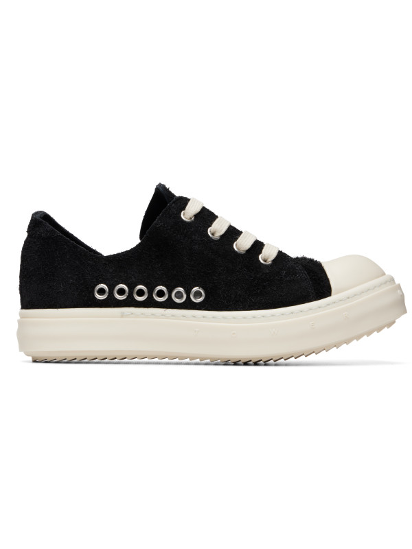 Rick Owens Black Tower 'Tower of Love' Low Sneaks Sneakers
