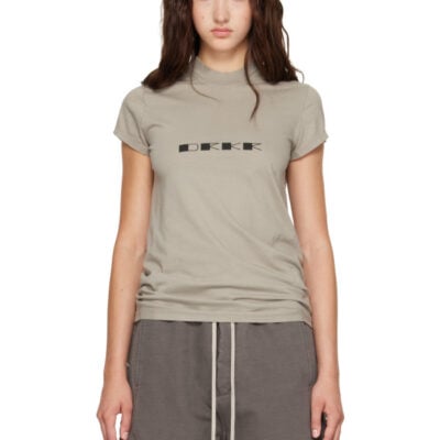 Rick Owens DRKSHDW Beige Tower Small Level T-shirt