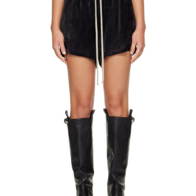 Rick Owens Lilies Black Tower Boxers Shorts