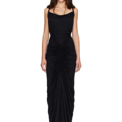 Rick Owens Lilies Black Tower Nadia Maxi Dress