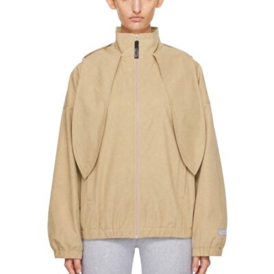 Sandy Liang Beige Torry Jacket