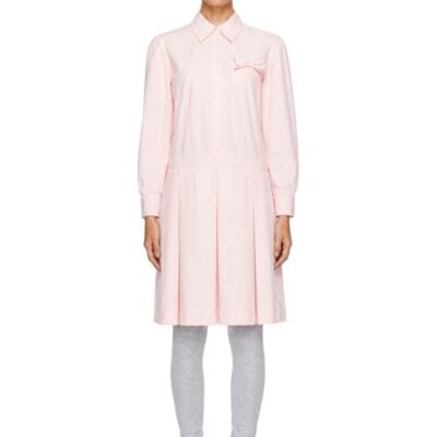 Sandy Liang Pink Murray Midi Dress