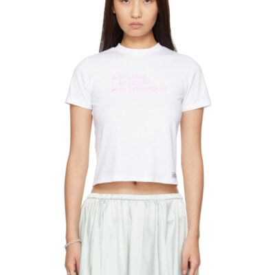 Sandy Liang White Cake Baby T-Shirt