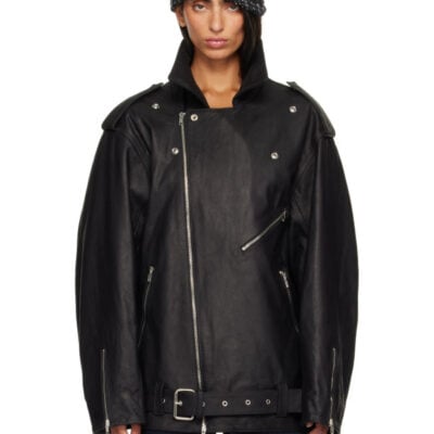 Seconda Black Fonda Leather Jacket