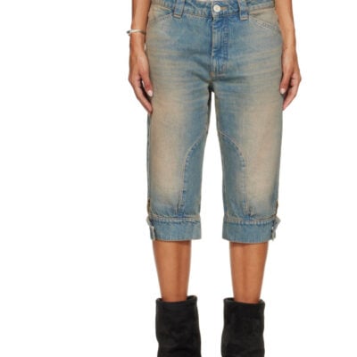 Seconda Blue Bici Denim Shorts