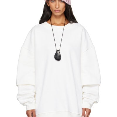 Seconda Off-White SSENSE Exclusive Luna Sweatshirt