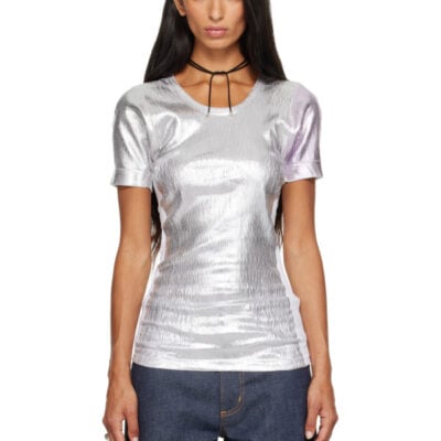 Seconda Silver SSENSE Exclusive Midnight T-shirt