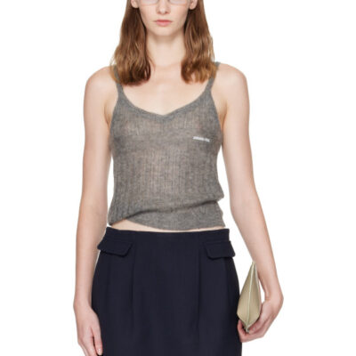 SHUSHU/TONG Gray Knit Camisole