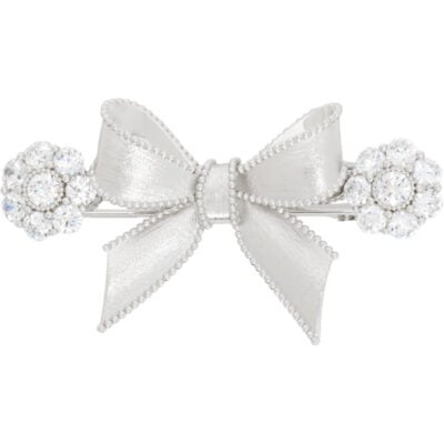 SHUSHU/TONG Silver YVMIN Edition Short Bownote Hair Clip
