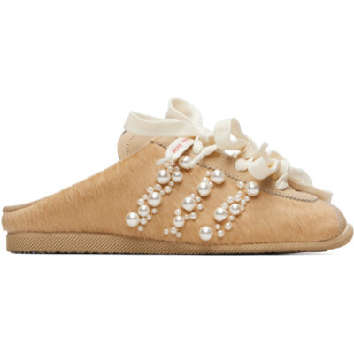 Simone Rocha Beige adidas Originals Edition Japan Slip-on Sneakers