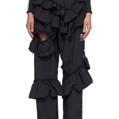 Simone Rocha Black adidas Originals Edition Frill Track Pants