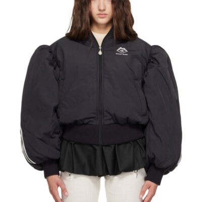 Simone Rocha Black adidas Originals Edition Puff Jacket