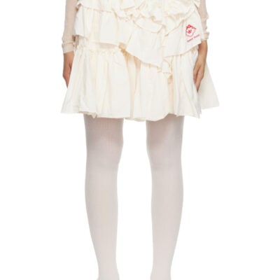 Simone Rocha Off-White adidas Originals Edition Frill Midi Skirt