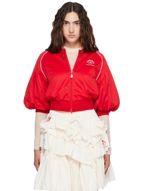 Simone Rocha Red adidas Originals Edition Superstar Track Top