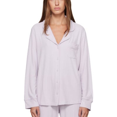 Skims Purple Soft Lounge Sleep Pyjama Set