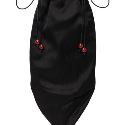 Sophie Buhai Black Long Teardrop Pouch